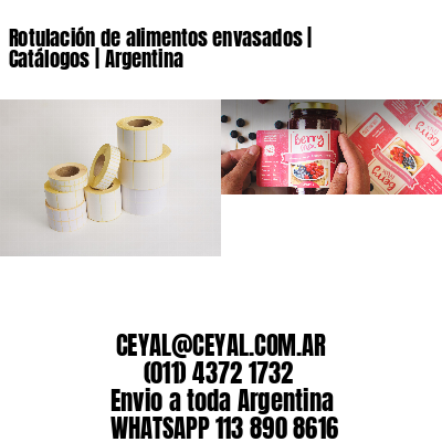 Rotulación de alimentos envasados | Catálogos | Argentina