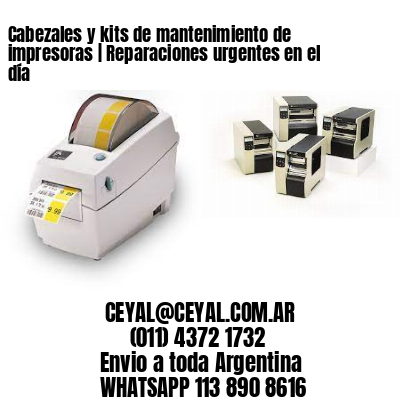 Cabezales y kits de mantenimiento de impresoras | Reparaciones urgentes en el día