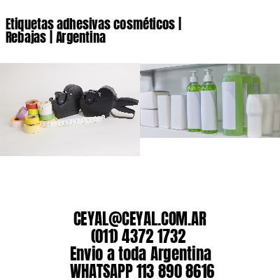 Etiquetas adhesivas cosméticos | Rebajas | Argentina