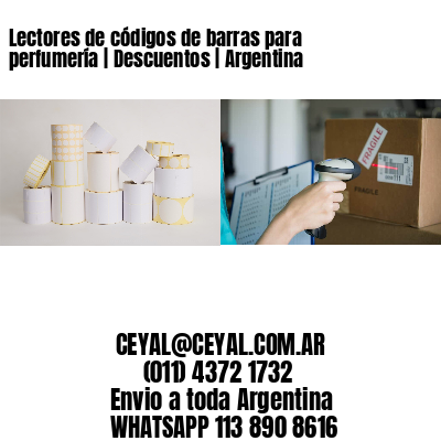 Lectores de códigos de barras para perfumería | Descuentos | Argentina