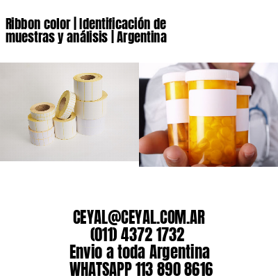 Ribbon color | Identificación de muestras y análisis | Argentina