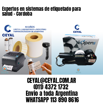 Expertos en sistemas de etiquetado para salud – Cordoba