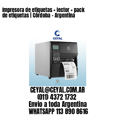 Impresora de etiquetas + lector + pack de etiquetas | Córdoba – Argentina