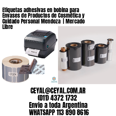 Etiquetas adhesivas en bobina para Envases de Productos de Cosmética y Cuidado Personal Mendoza  | Mercado Libre