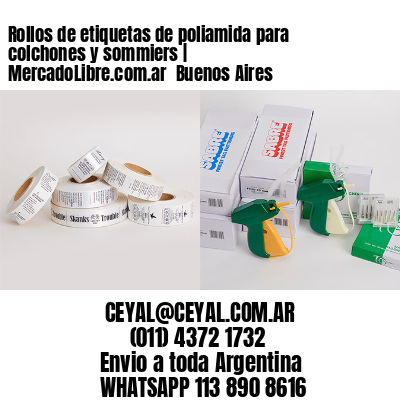 Rollos de etiquetas de poliamida para colchones y sommiers | MercadoLibre.com.ar  Buenos Aires