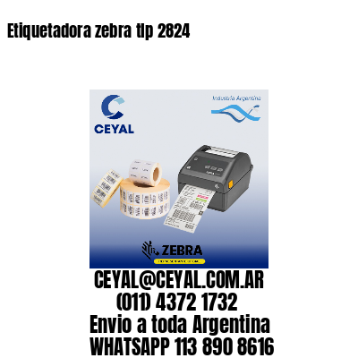 Etiquetadora zebra tlp 2824