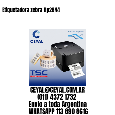 Etiquetadora zebra tlp2844