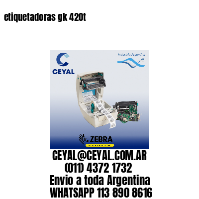 etiquetadoras gk 420t