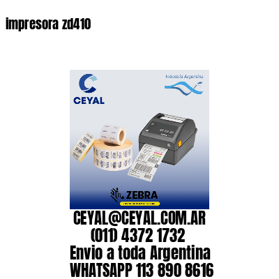 impresora zd410