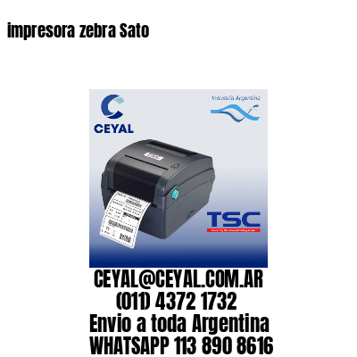 impresora zebra Sato
