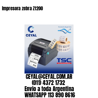 impresora zebra Zt200