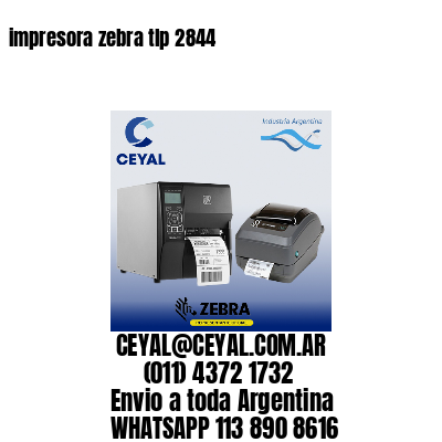 impresora zebra tlp 2844