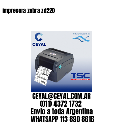 impresora zebra zd220