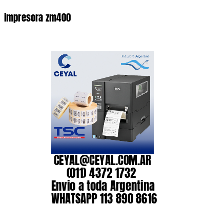 impresora zm400
