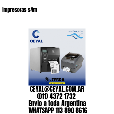 impresoras s4m