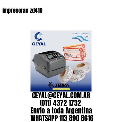 impresoras zd410