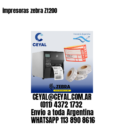 impresoras zebra Zt200