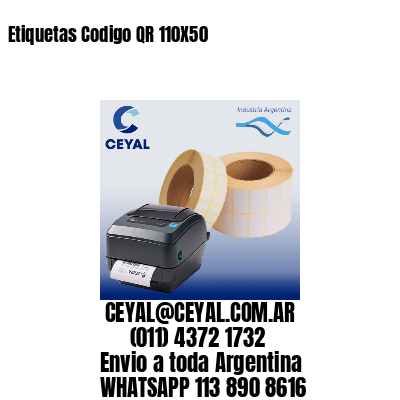 Etiquetas Codigo QR 110X50