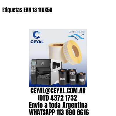 Etiquetas EAN 13 110X50