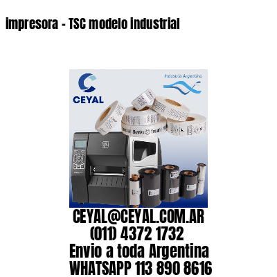 impresora – TSC modelo industrial