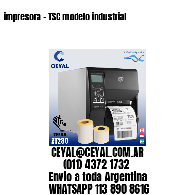 impresora – TSC modelo industrial
