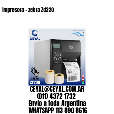 impresora – zebra Zd220