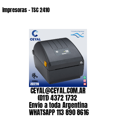 impresoras – TSC 2410