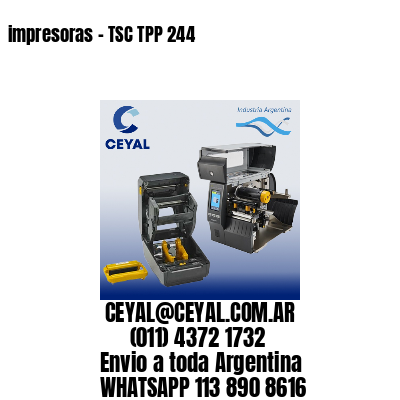 impresoras – TSC TPP 244