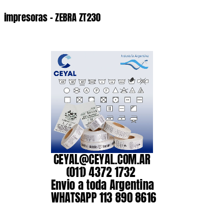 impresoras – ZEBRA ZT230