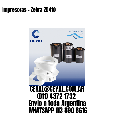 impresoras – Zebra ZD410