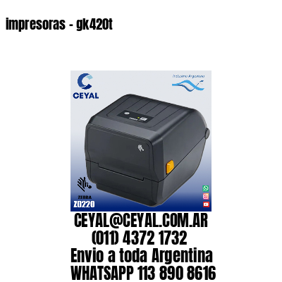 impresoras – gk420t