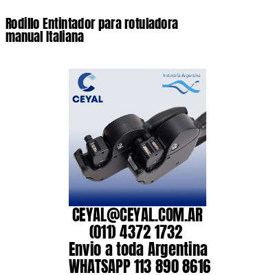 Rodillo Entintador para rotuladora manual Italiana