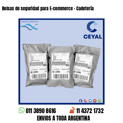 Bolsas de seguridad para E-commerce – Cadetería