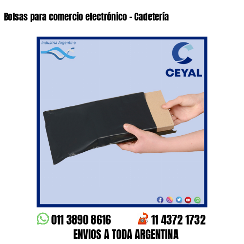 Bolsas para comercio electrónico – Cadetería