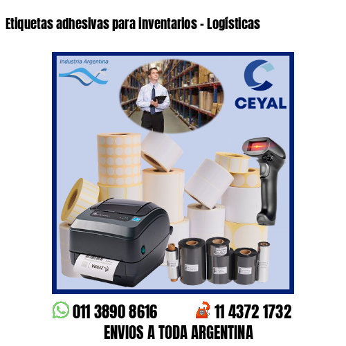 Etiquetas adhesivas para inventarios – Logísticas