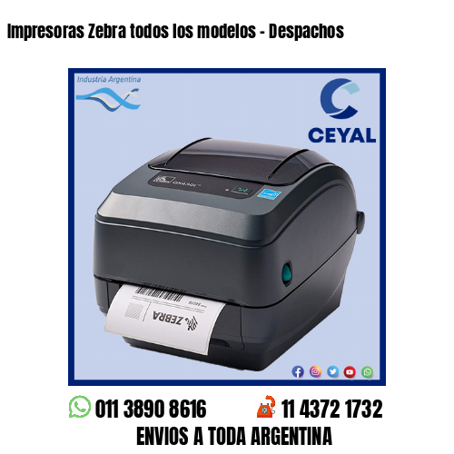Impresoras Zebra todos los modelos – Despachos