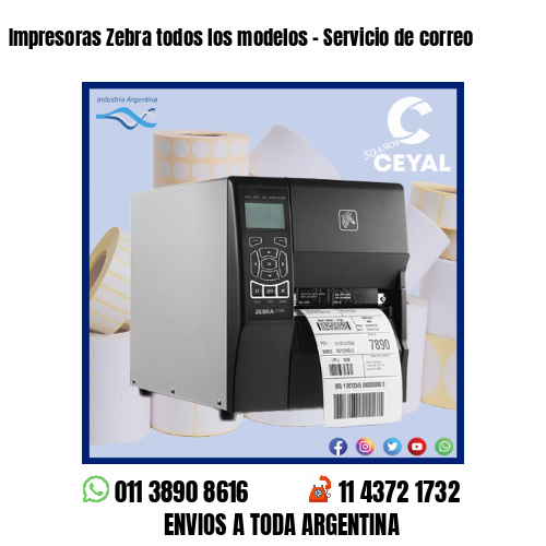 Impresoras Zebra todos los modelos – Servicio de correo