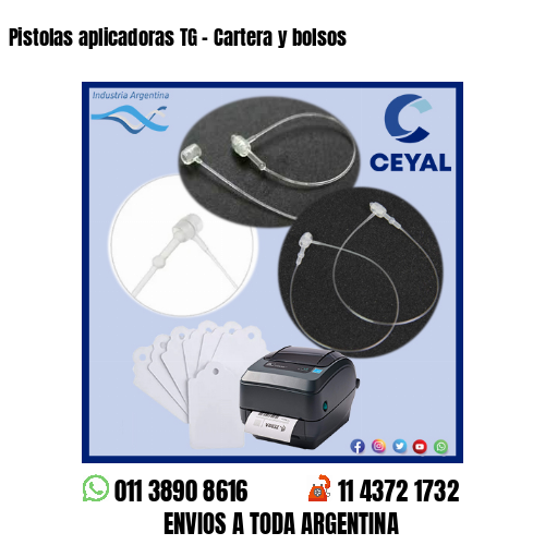 Pistolas aplicadoras TG – Cartera y bolsos