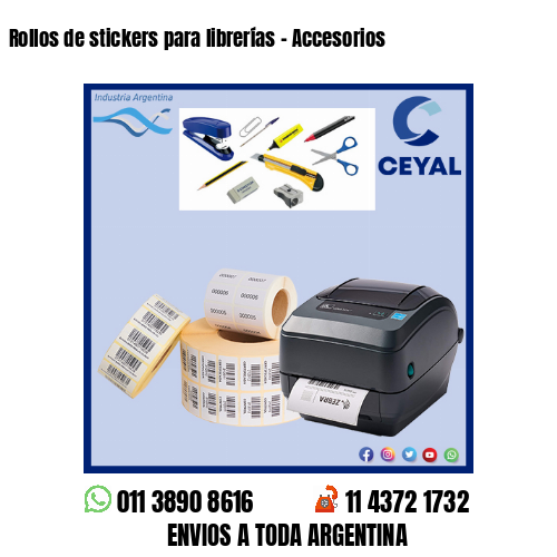 Rollos de stickers para librerías – Accesorios
