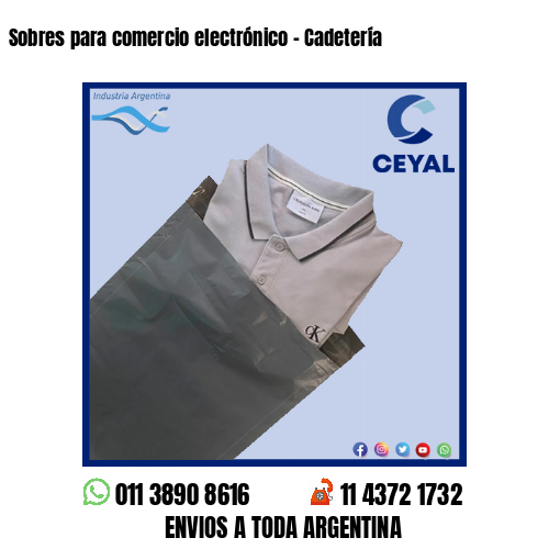 Sobres para comercio electrónico – Cadetería