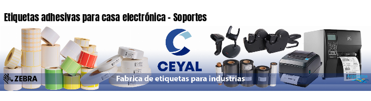 Etiquetas adhesivas para casa electrónica - Soportes