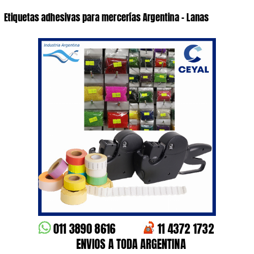 Etiquetas adhesivas para mercerías Argentina – Lanas