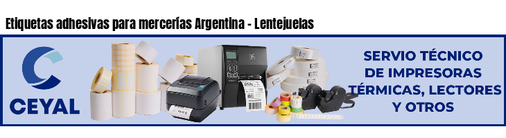 Etiquetas adhesivas para mercerías Argentina - Lentejuelas