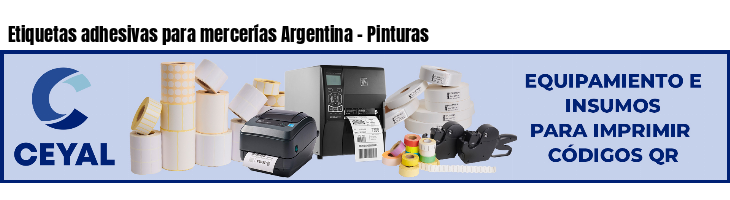 Etiquetas adhesivas para mercerías Argentina - Pinturas