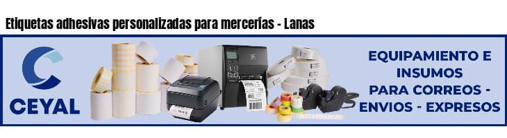 Etiquetas adhesivas personalizadas para mercerías - Lanas