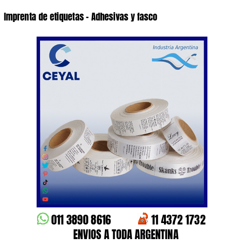 Imprenta de etiquetas – Adhesivas y fasco