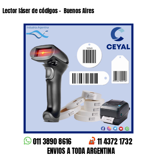 Lector láser de códigos –  Buenos Aires
