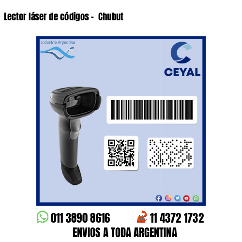 Lector láser de códigos –  Chubut