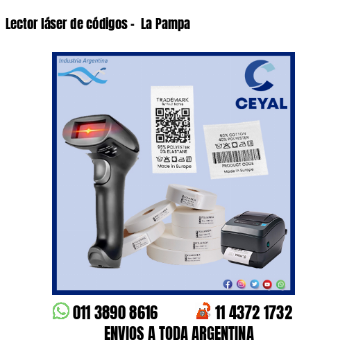 Lector láser de códigos –  La Pampa