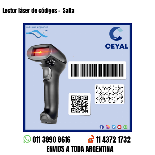 Lector láser de códigos –  Salta